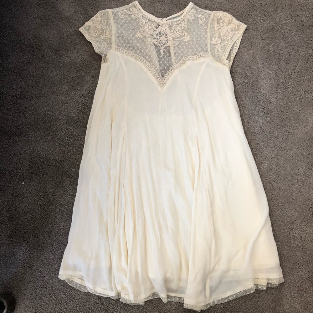 Flowy Cream Colored Dress